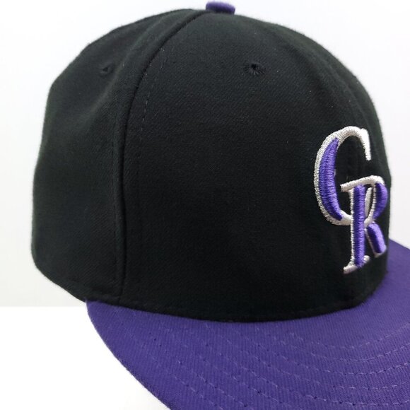 Colorado Rockies Fitted Hat On-Field Cap New Era 59Fifty Cool Base 7 1/2 NWOT - Picture 9 of 11